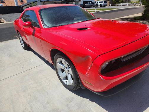 Red 2014 Dodge Challenger SXT