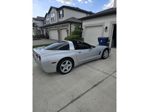 Silver 1997 Chevrolet Corvette Base