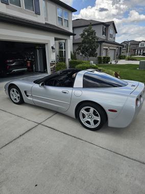 Silver 1997 Chevrolet Corvette Base