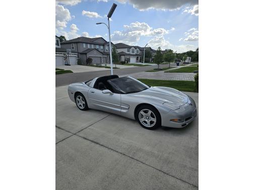 Silver 1997 Chevrolet Corvette Base