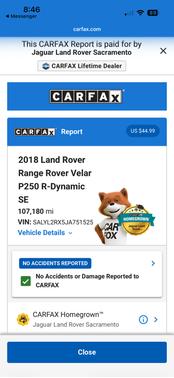 White 2018 Land Rover Range Rover Velar P250 SE R-Dynamic