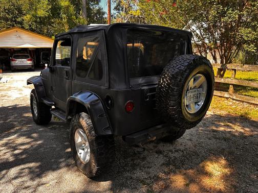 Black 2002 Jeep Wrangler Sport
