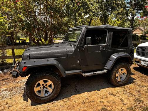 Black 2002 Jeep Wrangler Sport