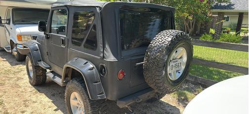 Black 2002 Jeep Wrangler Sport