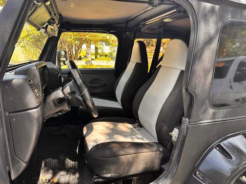 Black 2002 Jeep Wrangler Sport