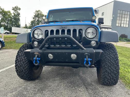 Blue 2015 Jeep Wrangler Willys Wheeler