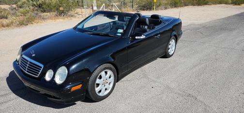 Black 2002 Mercedes-Benz CLK-Class 320 Cabriolet