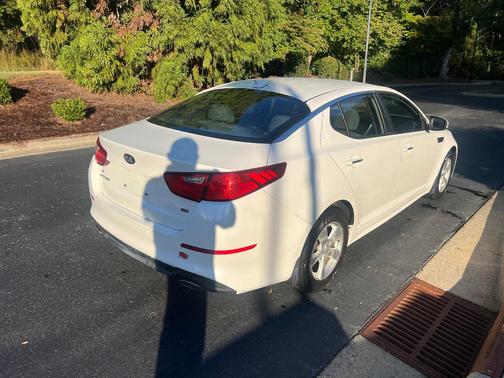 White 2015 Kia Optima LX