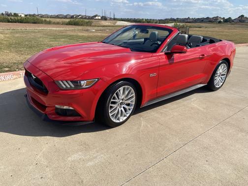 Red 2017 Ford Mustang GT Premium
