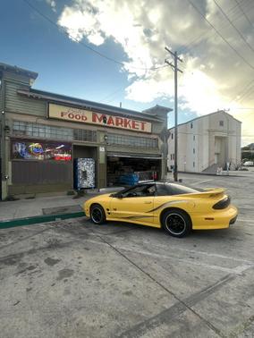 Yellow 2002 Pontiac Firebird Trans Am