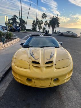 Yellow 2002 Pontiac Firebird Trans Am