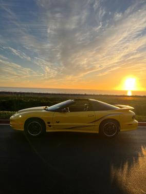 Yellow 2002 Pontiac Firebird Trans Am
