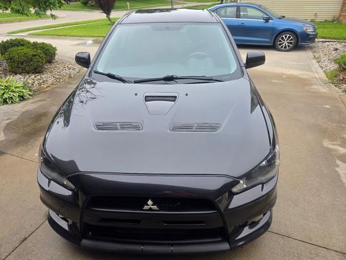 Black 2014 Mitsubishi Lancer Evolution GSR