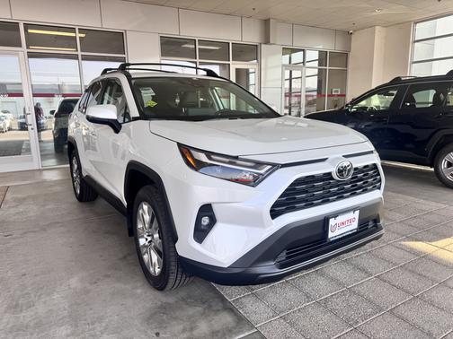 White 2025 Toyota RAV4 XLE Premium