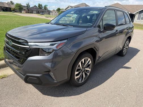 Gray 2025 Subaru Forester Hybrid Touring