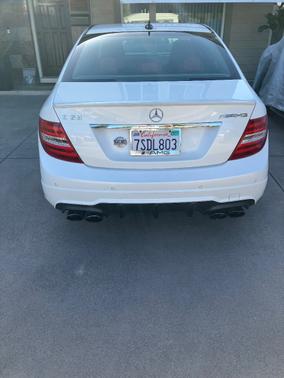 White 2014 Mercedes-Benz C-Class C 63 AMG