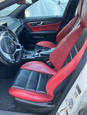 White 2014 Mercedes-Benz C-Class C 63 AMG