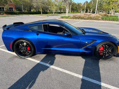 Blue 2018 Chevrolet Corvette Stingray