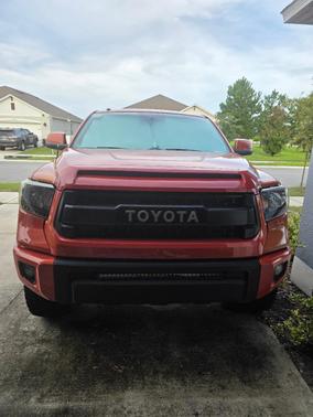 Orange 2015 Toyota Tundra TRD Pro