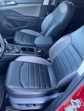 Red 2022 Volkswagen Taos 1.5T SEL