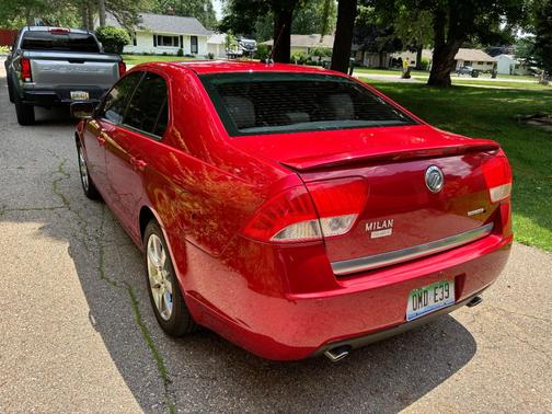 Red 2011 Mercury Milan Premier