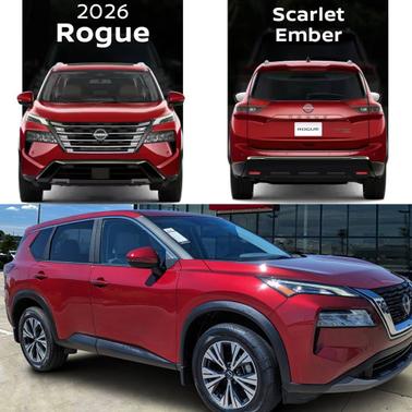 Red 2023 Nissan Rogue SV