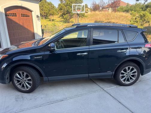 Black 2017 Toyota RAV4 Hybrid Limited