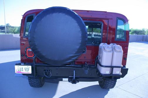 Red 1998 AM General Hummer Wagon