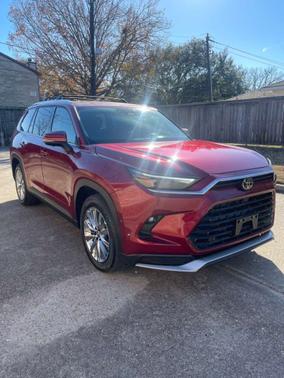 Red 2024 Toyota Grand Highlander Platinum