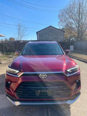 Red 2024 Toyota Grand Highlander Platinum