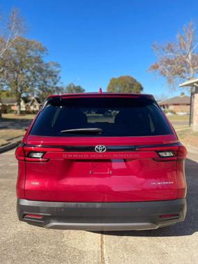 Red 2024 Toyota Grand Highlander Platinum
