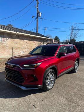 Red 2024 Toyota Grand Highlander Platinum