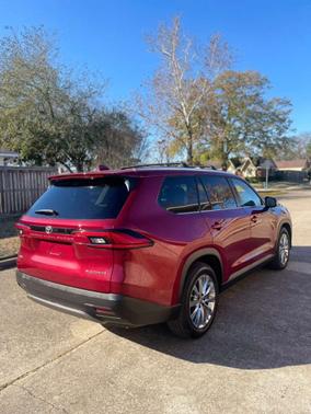 Red 2024 Toyota Grand Highlander Platinum