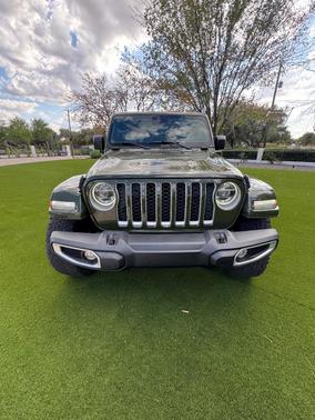 Green 2021 Jeep Wrangler Unlimited 4xe Sahara