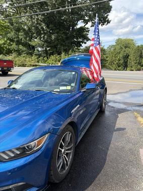Blue 2017 Ford Mustang GT