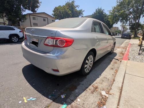 Silver 2013 Toyota Corolla LE