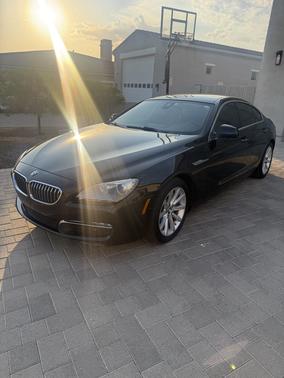 Black 2014 BMW 640 Gran Coupe i