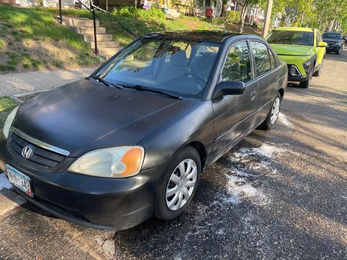 Black 2001 Honda Civic EX