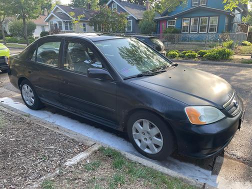 Black 2001 Honda Civic EX