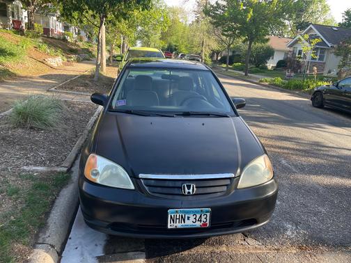 Black 2001 Honda Civic EX