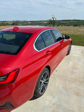 Red 2019 BMW 330 i xDrive