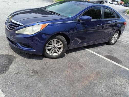 Blue 2011 Hyundai SONATA GLS