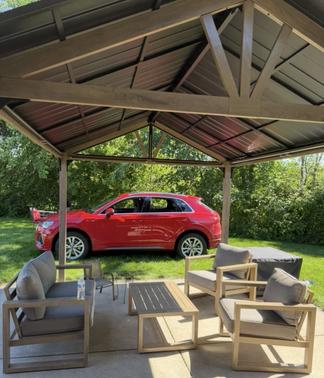 Red 2023 Audi Q3 45 S line Premium