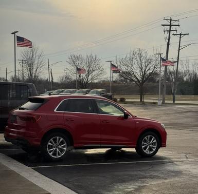 Red 2023 Audi Q3 45 S line Premium