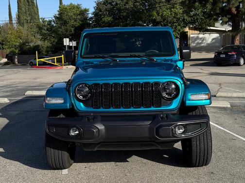 Blue 2024 Jeep Wrangler 4xe Sahara