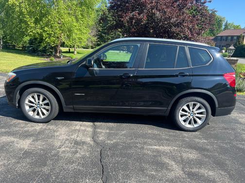 Black 2017 BMW X3 xDrive28i
