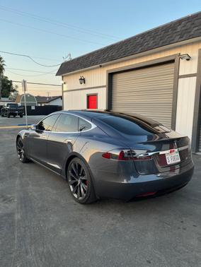 Gray 2020 Tesla Model S Performance