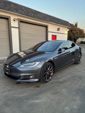 Gray 2020 Tesla Model S Performance