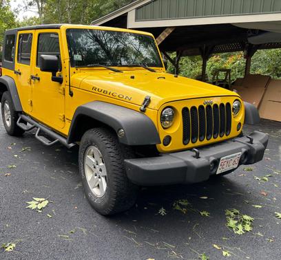 Yellow 2008 Jeep Wrangler Unlimited Rubicon