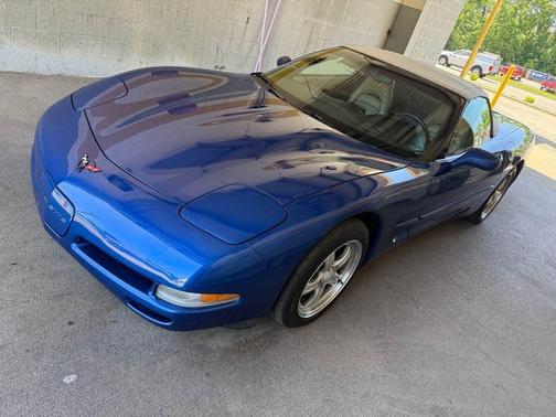 Blue 2002 Chevrolet Corvette Base